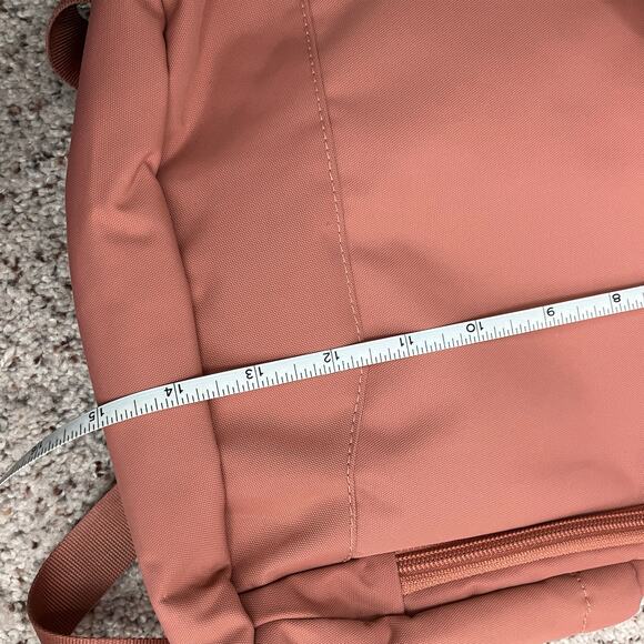 Open Story Target Rose Pink Gray Adjustable Straps Pockets Zip Mini Backpack Bag - Picture 11 of 12